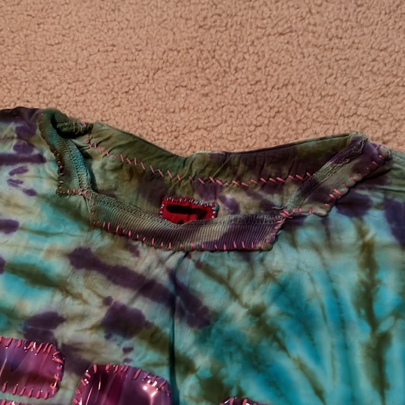 Hand made tie dye “REBEL” tshirt from Japan - Picture 3 of 7